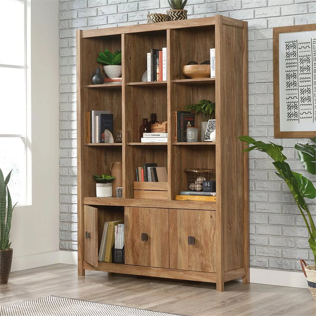 9-Cubby Engineered Wood Bookcase N7173