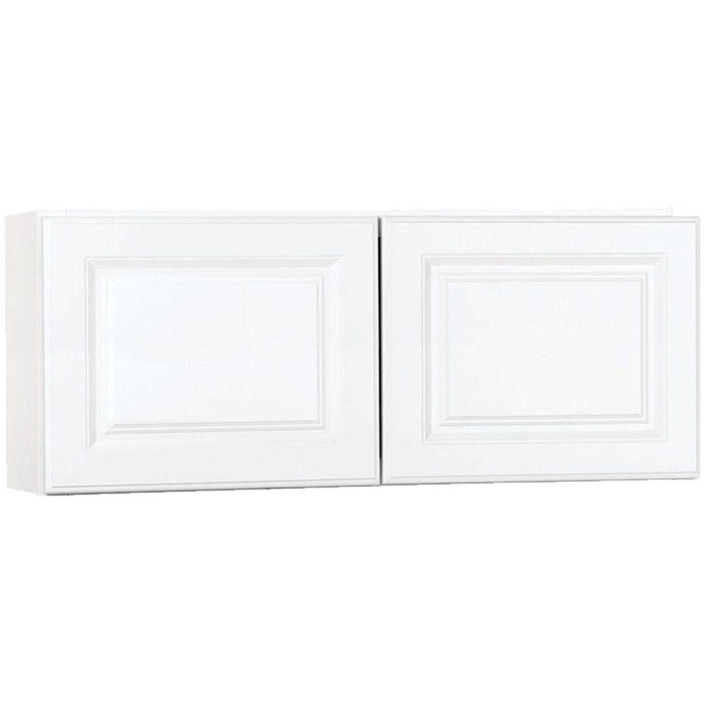 Satin White Wall Bridge Kitchen Cabinet B16799