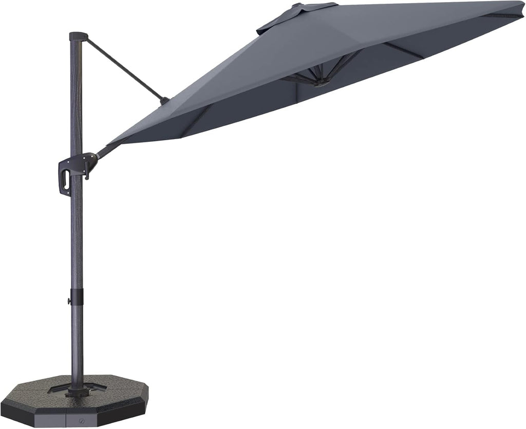 10 FT Square Cantilever Patio Umbrella N2391