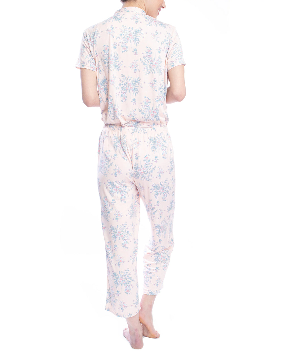 Floral Bloom X-Large Sleep Top and Pajama Pant Set A712