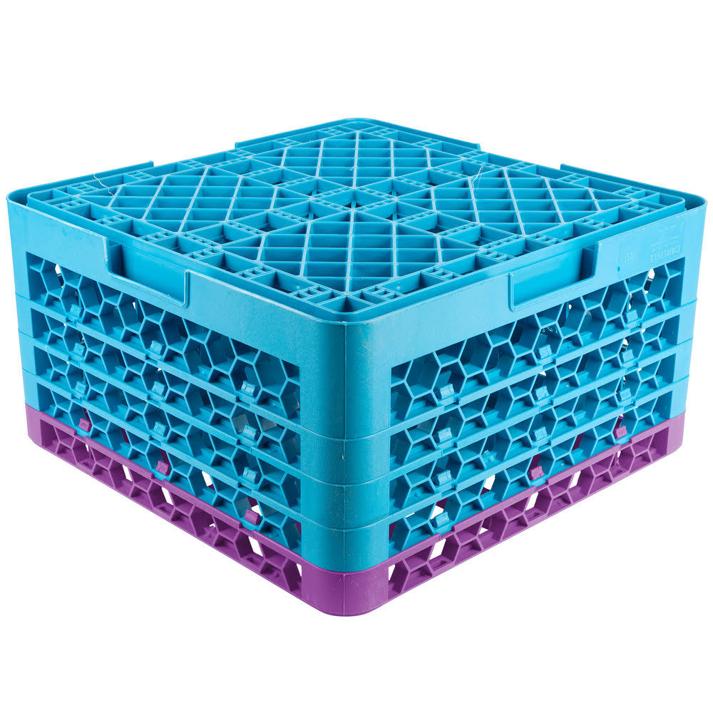25 Compartment Lavender Glass Rack with 4 Extenders A1468