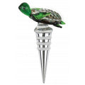 Glass Green Sea Turtle Wine Bottle Topper Or Stopper H859