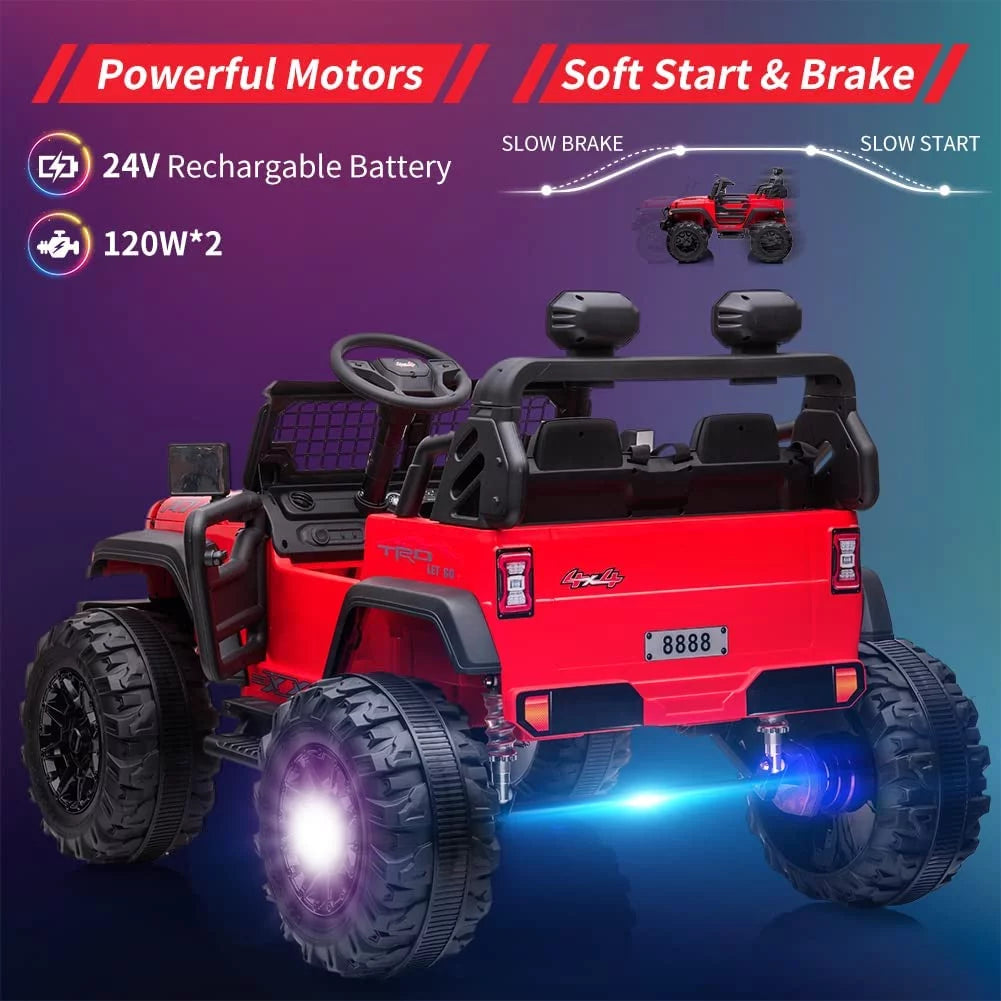 24V Ride on Car with Remote Control 2 Seats SUV Y397