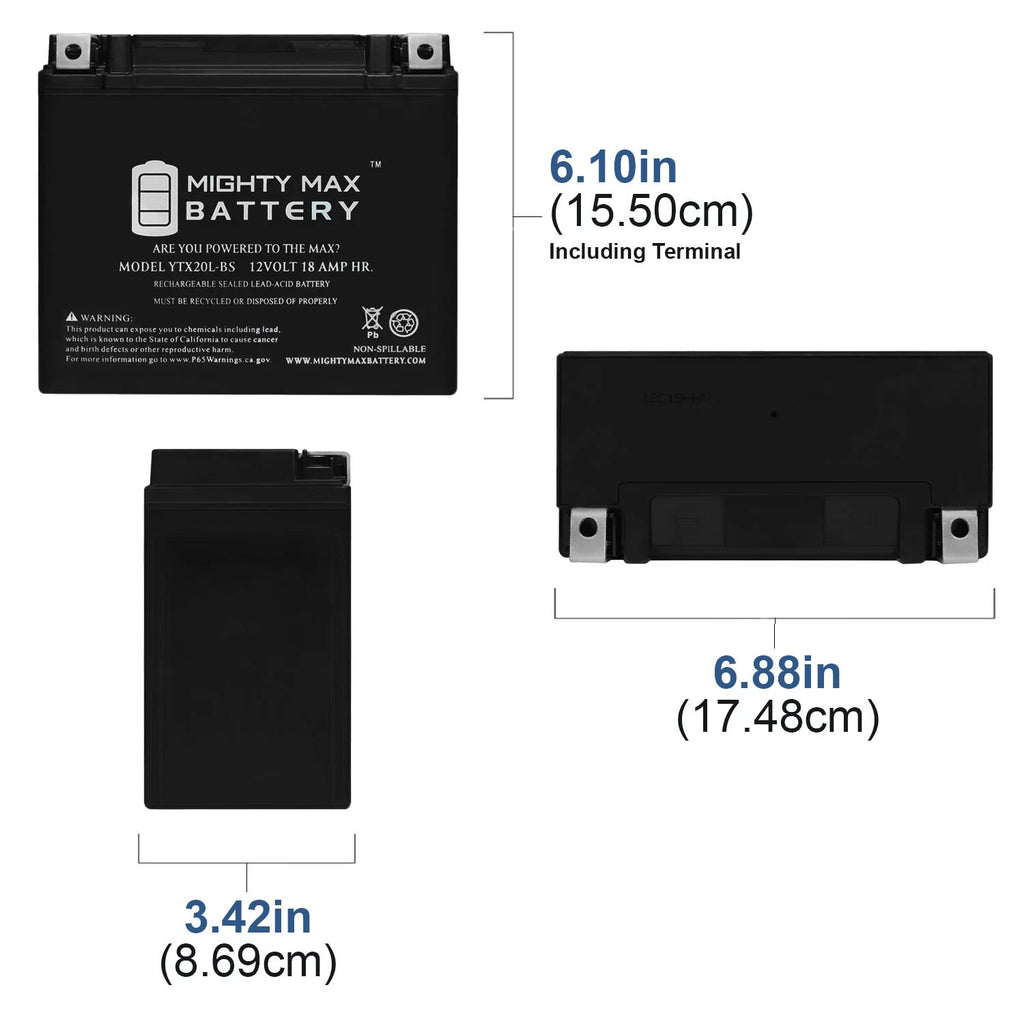 YTX20L-BS Battery K42855