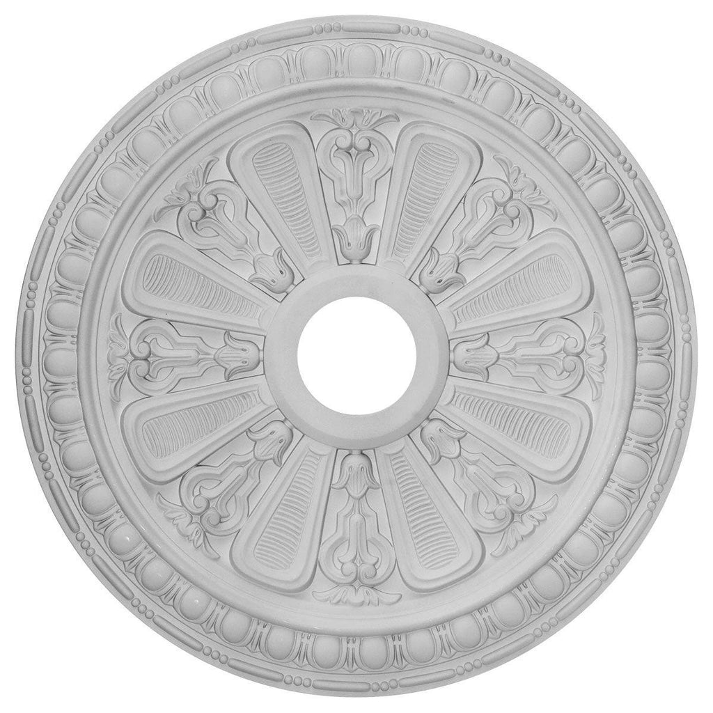 23 1/2x22OD x 3 7/8x22ID x 1x22P Hand-Painted Antique Copper Ceiling Medallion P215050