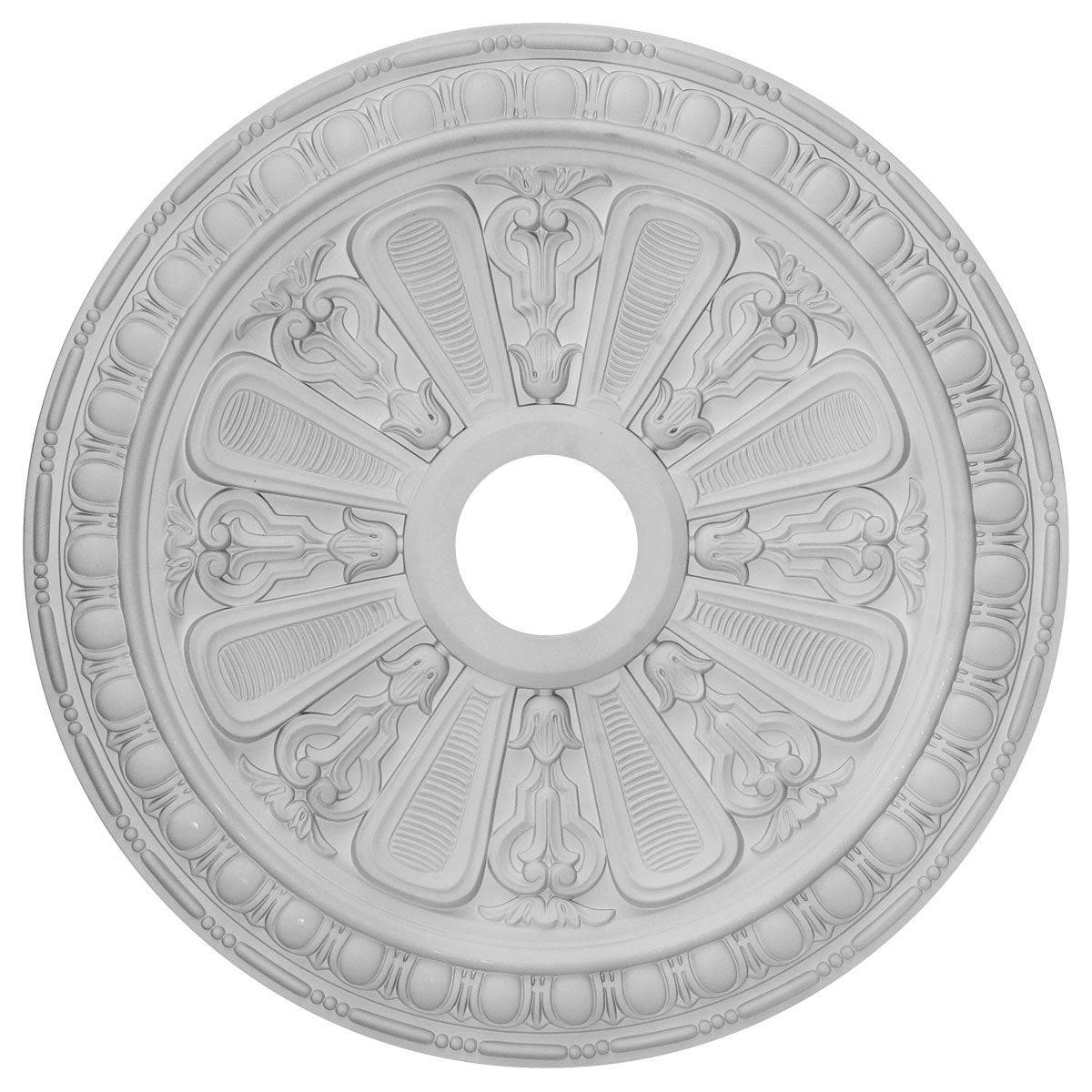 23 1/2x22OD x 3 7/8x22ID x 1x22P Hand-Painted Antique Copper Ceiling Medallion P215050