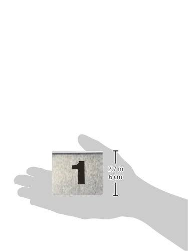Stainless Steel Number Tents 1-25 P199