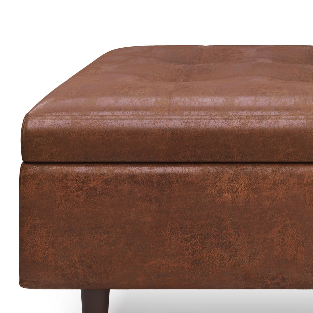 38 inch Square Storage Ottoman Coffee Table K280