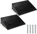 Rubber Curb Ramps, 6 H x 19 W, Pack of 2 N630