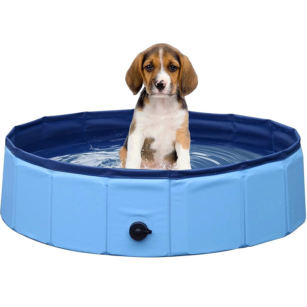Foldable PVC Pet Swimming Pool Blue M R826
