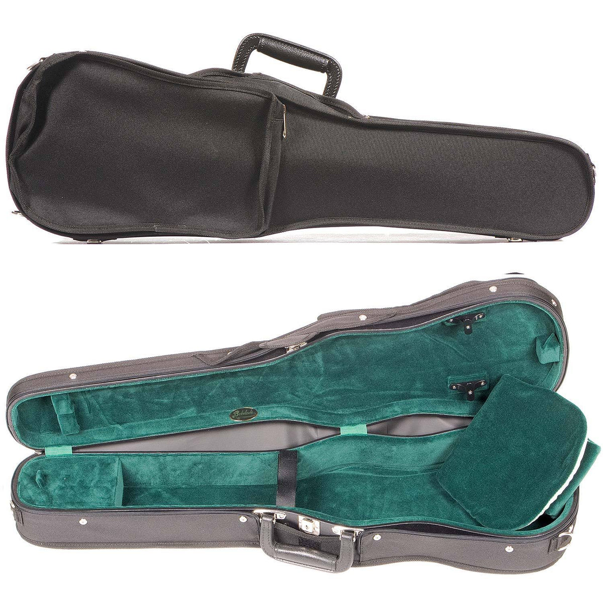 Black/Green 1/2 Violin Case K475271