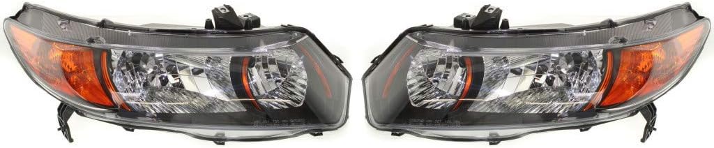 Headlight Assembly Pair for Honda Civic 2006 2007 2008 2009 Y185