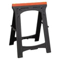 Folding Sawhorse 32-Inch Tall 350 lb. Capacity PVC Frame L498476