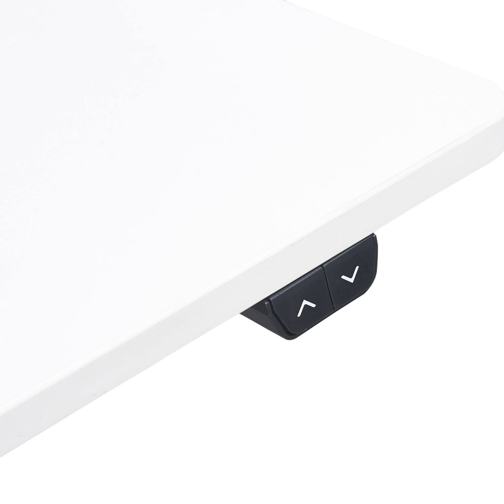 White Electric Height Adjustable Standing Desk Q513