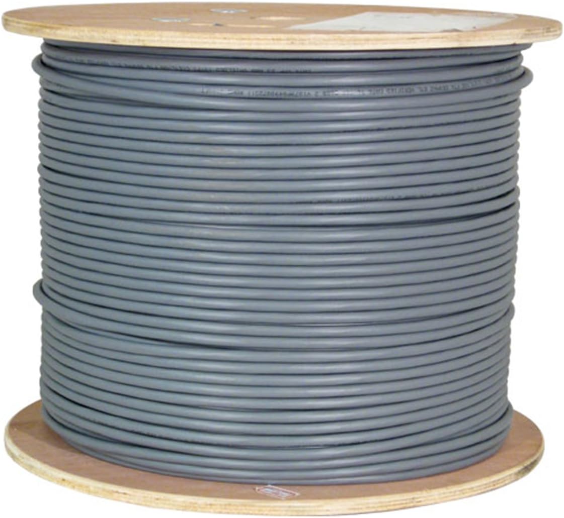 Green Shielded 23AWG Solid Bare Copper PVC 1000ft Bulk Ethernet Cable A324289