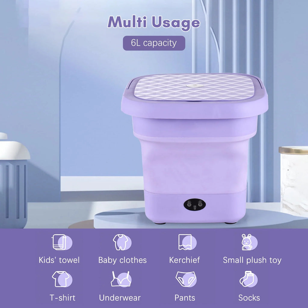 Portable Laundry Washer Bucket O1535