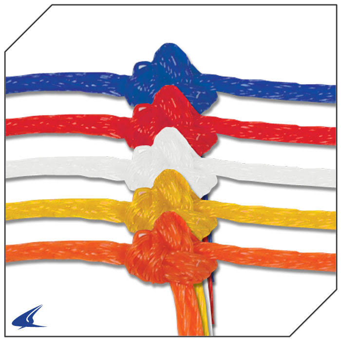 Red Braided Soccer Net F3469