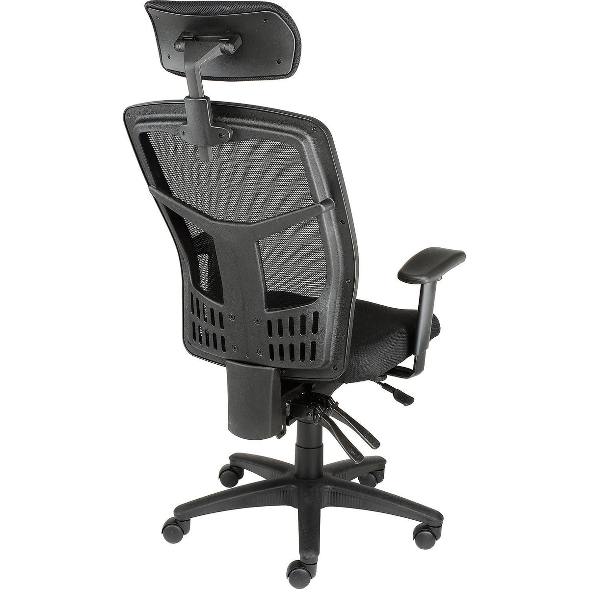 Black Mesh Office Chair with Arms & Headrest M346