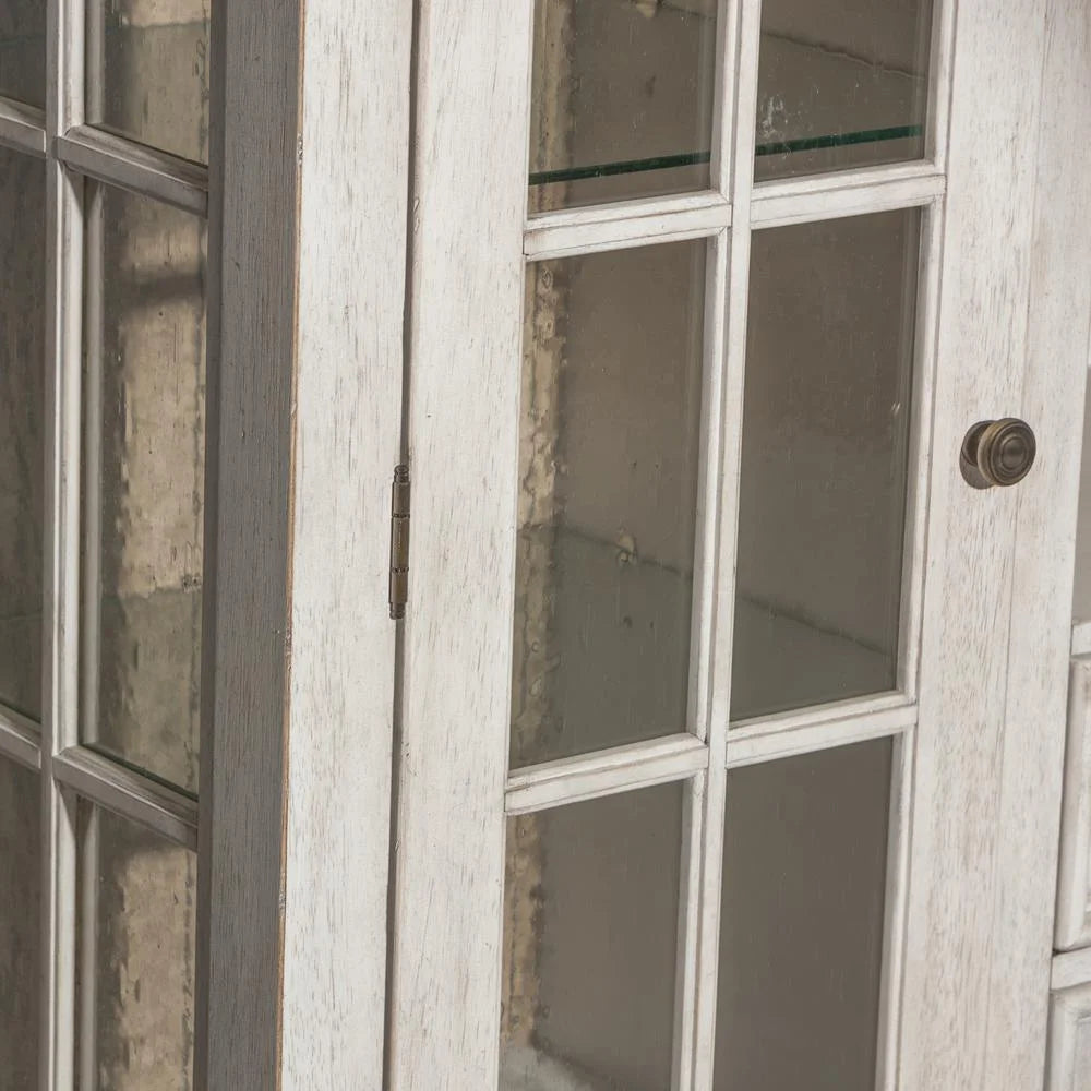 White Display Cabinet J1798