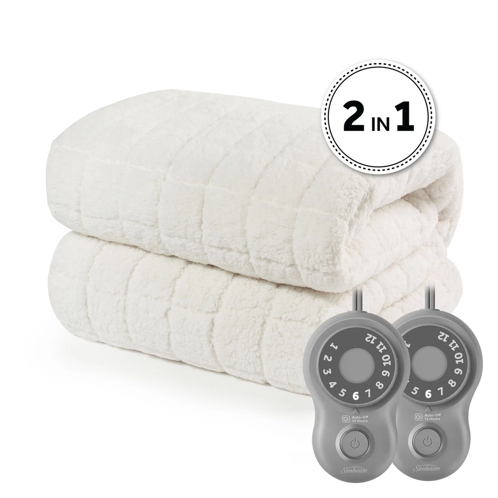 2-in-1 Reversible Heated and Cooling Mattress Pad Queen Size J78011