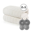 2-in-1 Reversible Heated and Cooling Mattress Pad Queen Size J78011