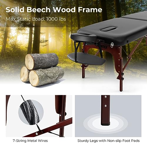 Portable Folding Massage Table 84 Inch N23334