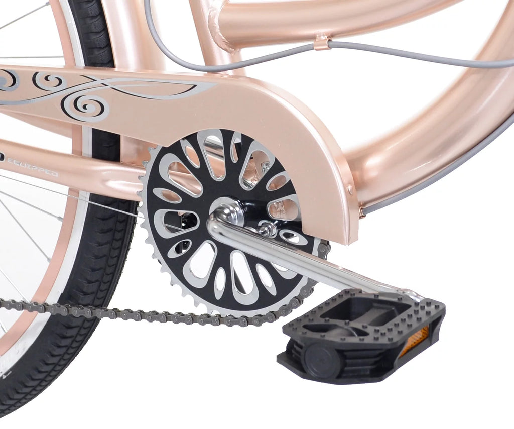 26 in. Rose Gold Women's Cruiser Bike R9874