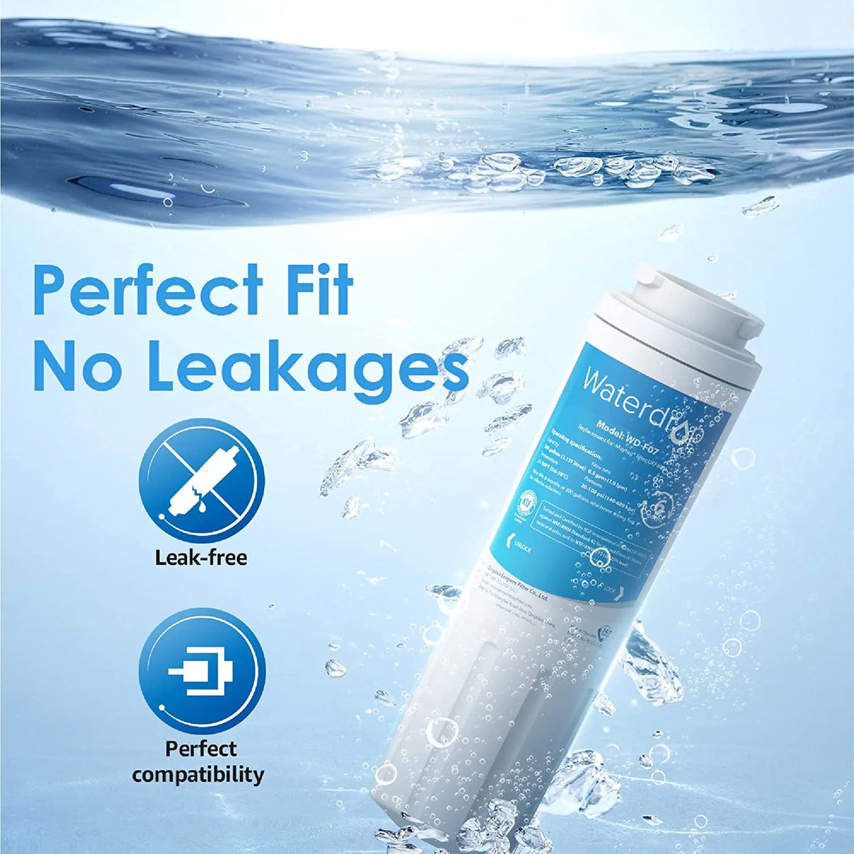 6 Pack Refrigerator Water Filter K42974