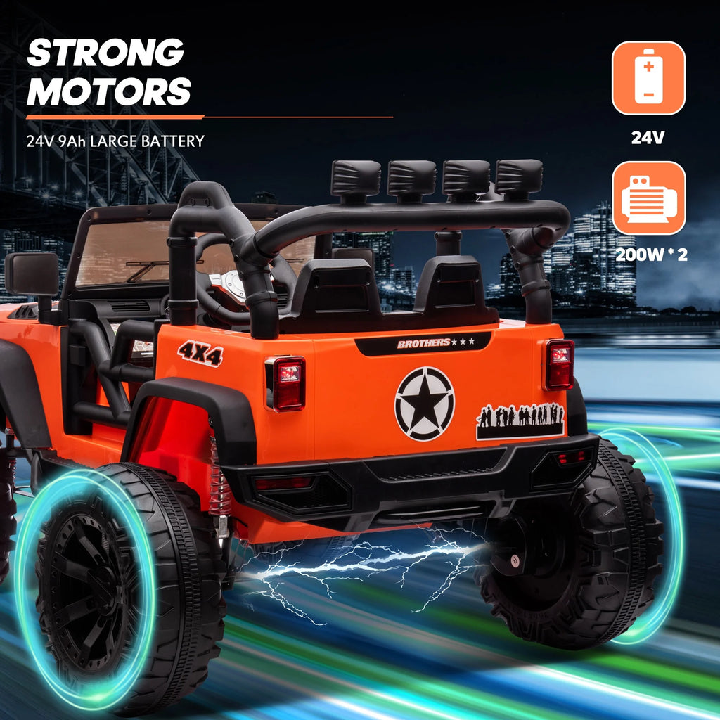 24V 2 Seater Ride on Truck Car Green T2956