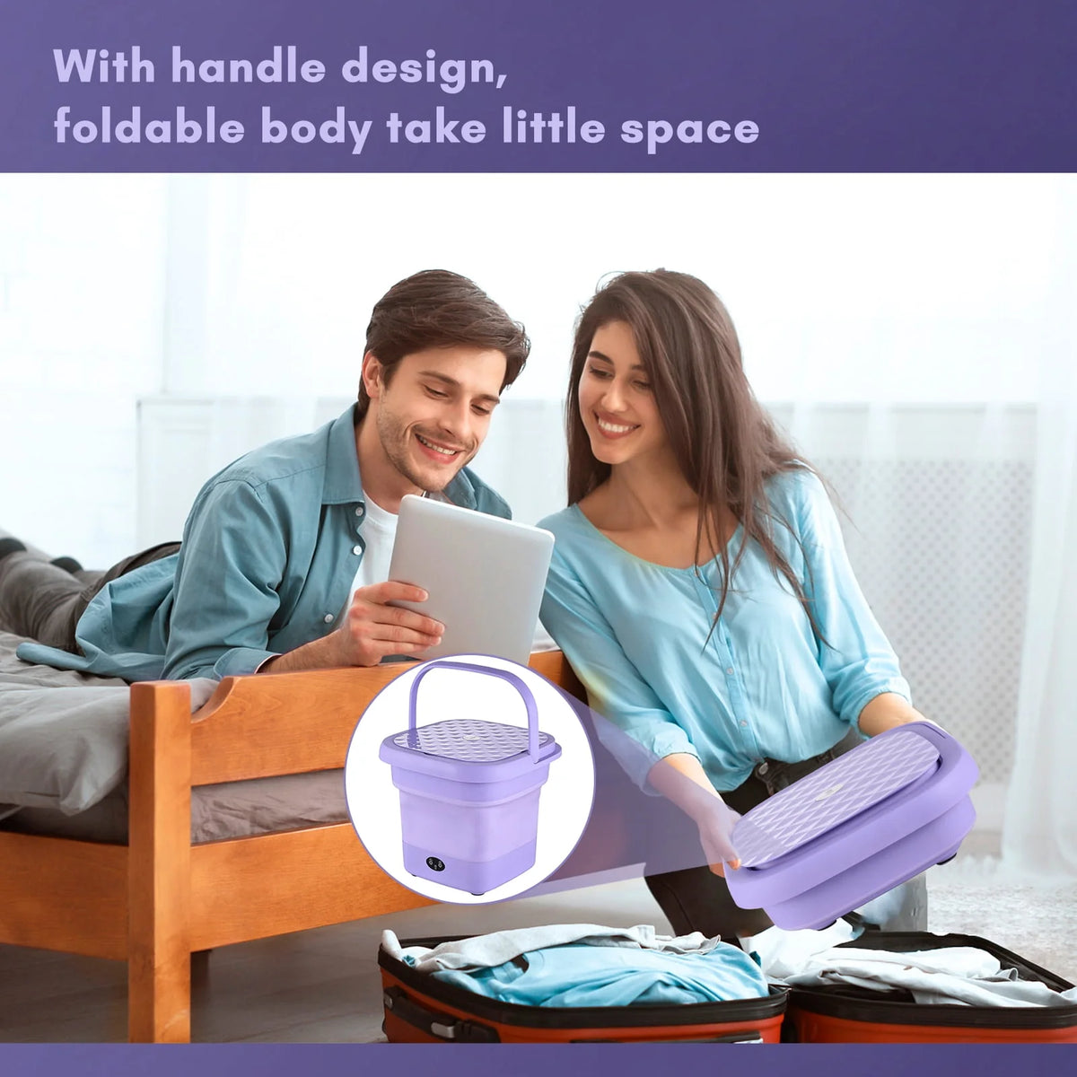 Portable Laundry Washer Bucket O1535