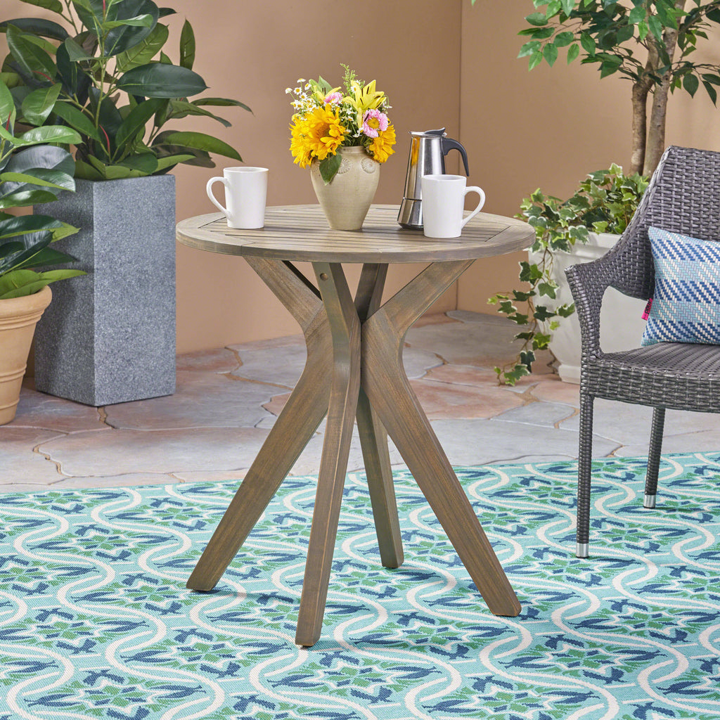 Grey Acacia Wood Bistro Table M421213