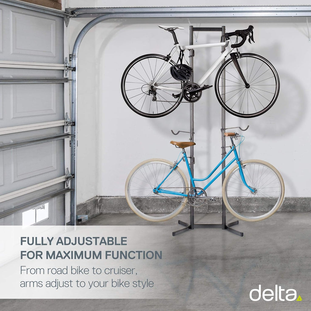 4 Bike Storage Rack, Freestanding Wall Bike Rack, Holds Up to 160 lbs Y292