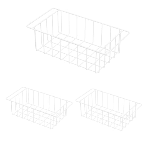 Pearl White Freezer Wire Baskets O3144