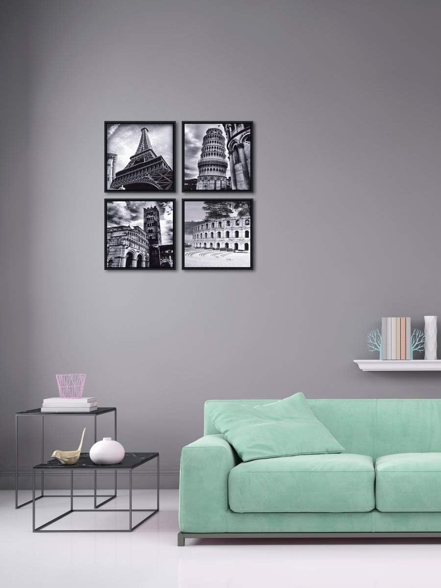 Black and White 4 Panels Giclee Canvas Prints C467871
