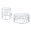 2-Piece Metal Coffee Table Set O835613