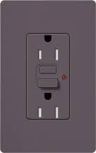 Plum Tamper Resistant GFCI Receptacle 15A J642118