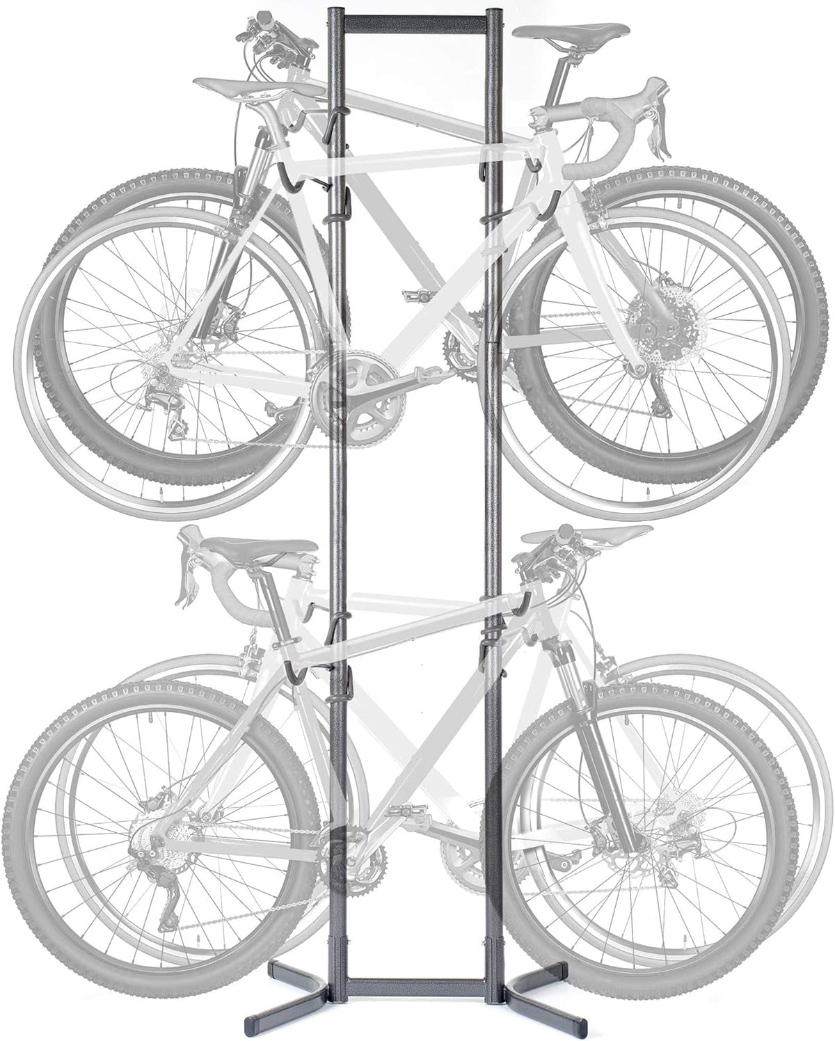 4 Bike Storage Rack, Freestanding Wall Bike Rack, Holds Up to 160 lbs Y292