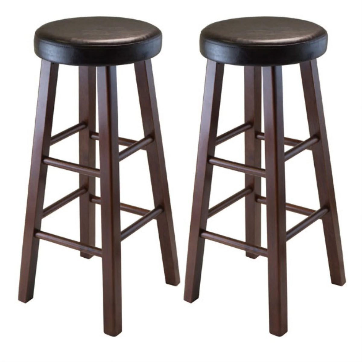 3-Pc Drop Leaf High Table with 2 Cushion Round Seat Stools F201