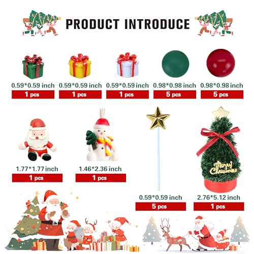 31pcs Christmas Cake Topper N6467