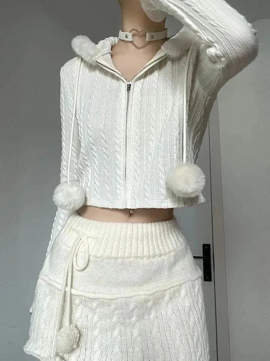 Fluff Ball Skirt R700171