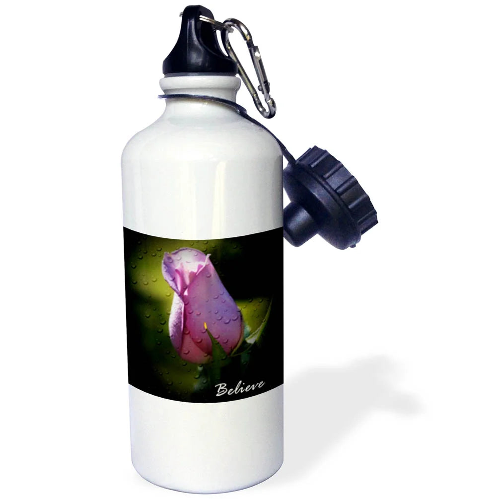 Purple Rose 21 oz Sports Water Bottle X636
