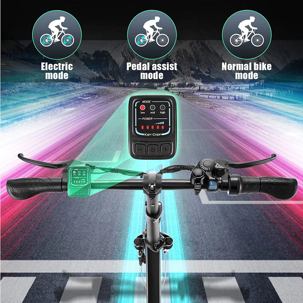 Folding Electric Bike 500W Full Suspension W656