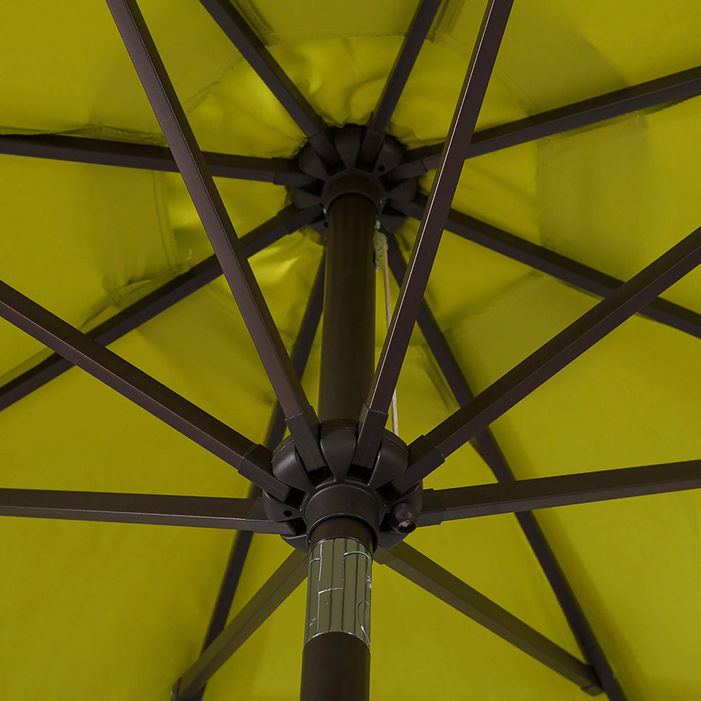 9 Ft Patio Umbrella with Round Resin Base I413