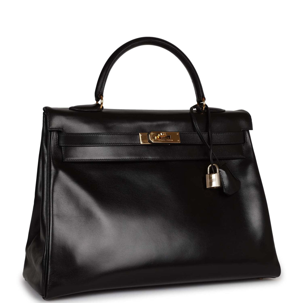 Black Leather Handbag K4535