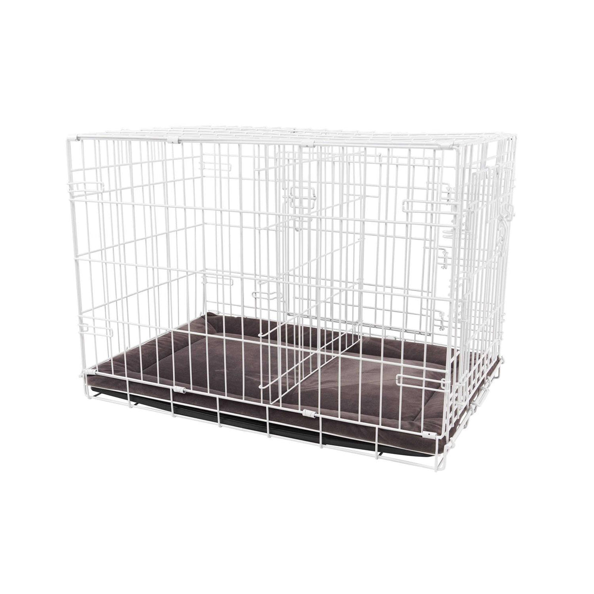 White 2-Door Dog Crate H248151