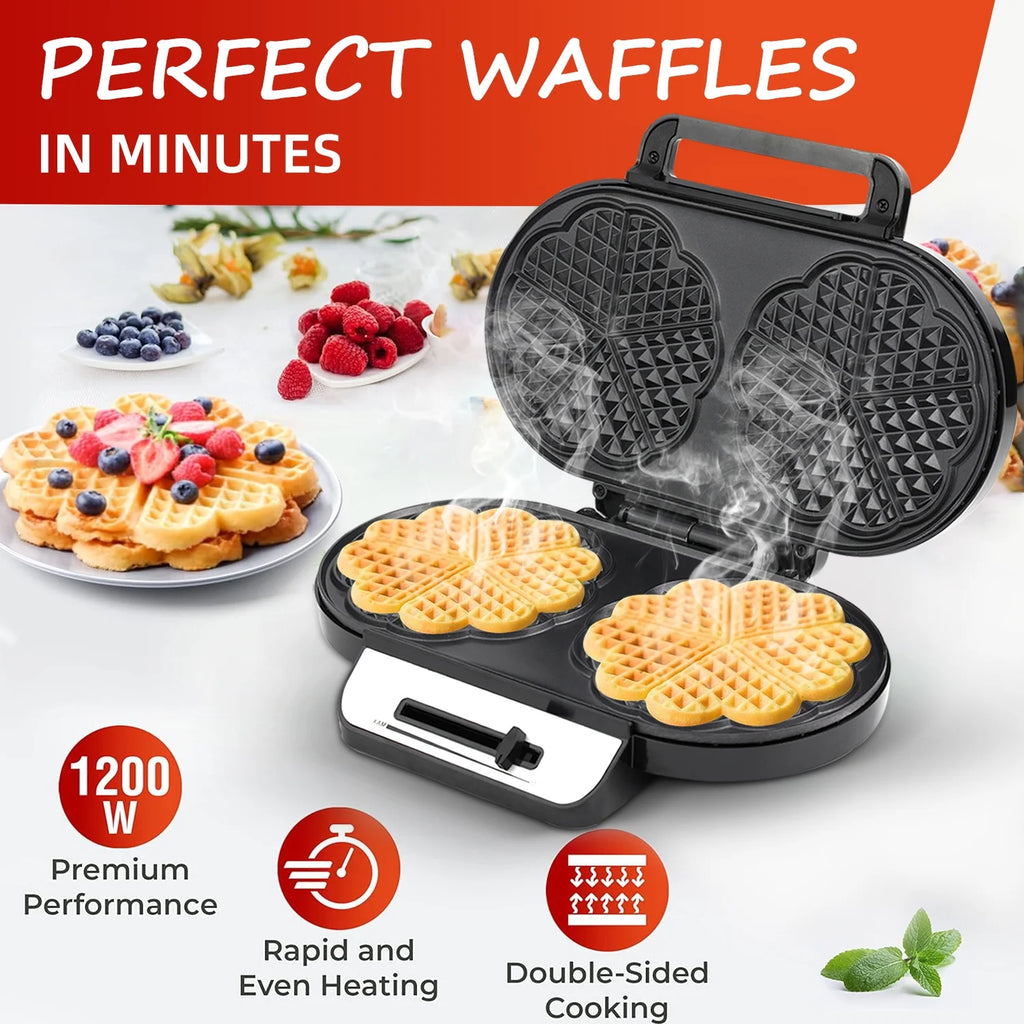 1200W Double Non-Stick Waffle Maker G743134