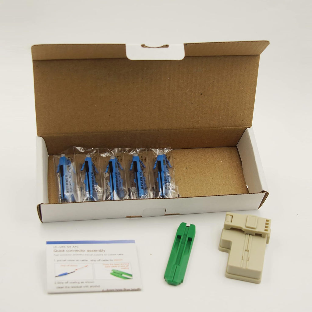 100pcs Fiber Optic Quick Connector with Matched Tools I8983