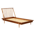 Twin Solid Wood Spindle Bed Caramel M644