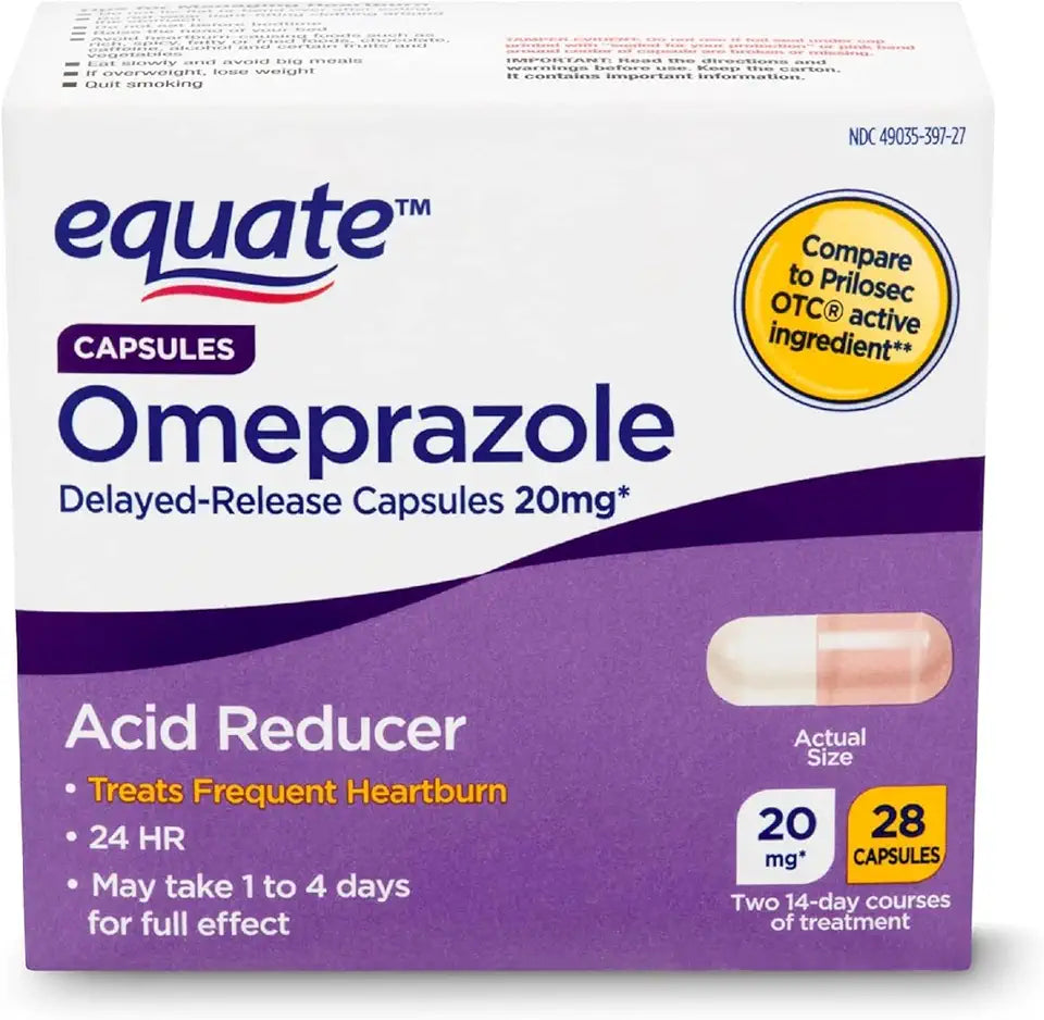20 mg Delayed Release 28 Capsules Acid Reducer X70089