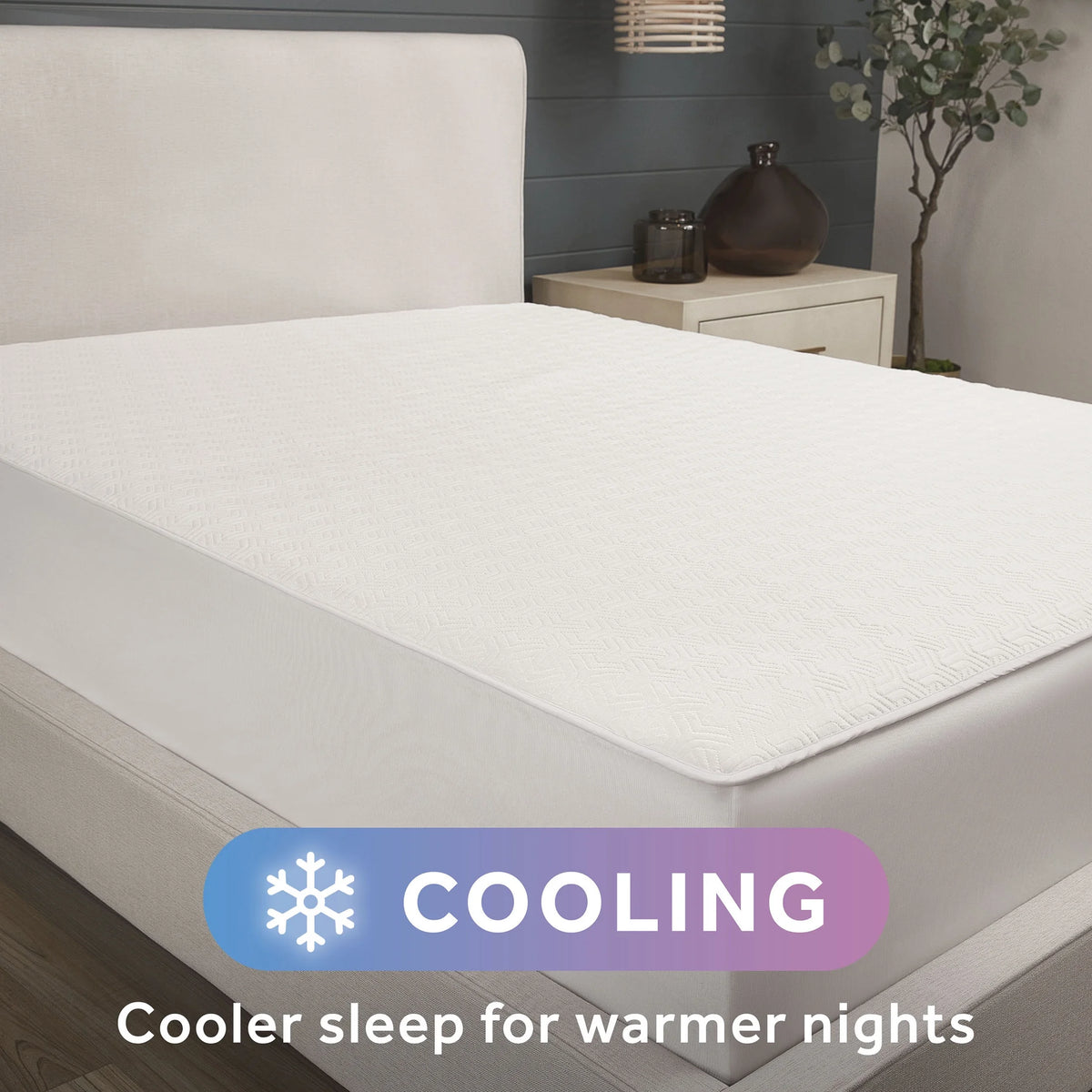 2-in-1 Reversible Heated and Cooling Mattress Pad Queen Size J78011